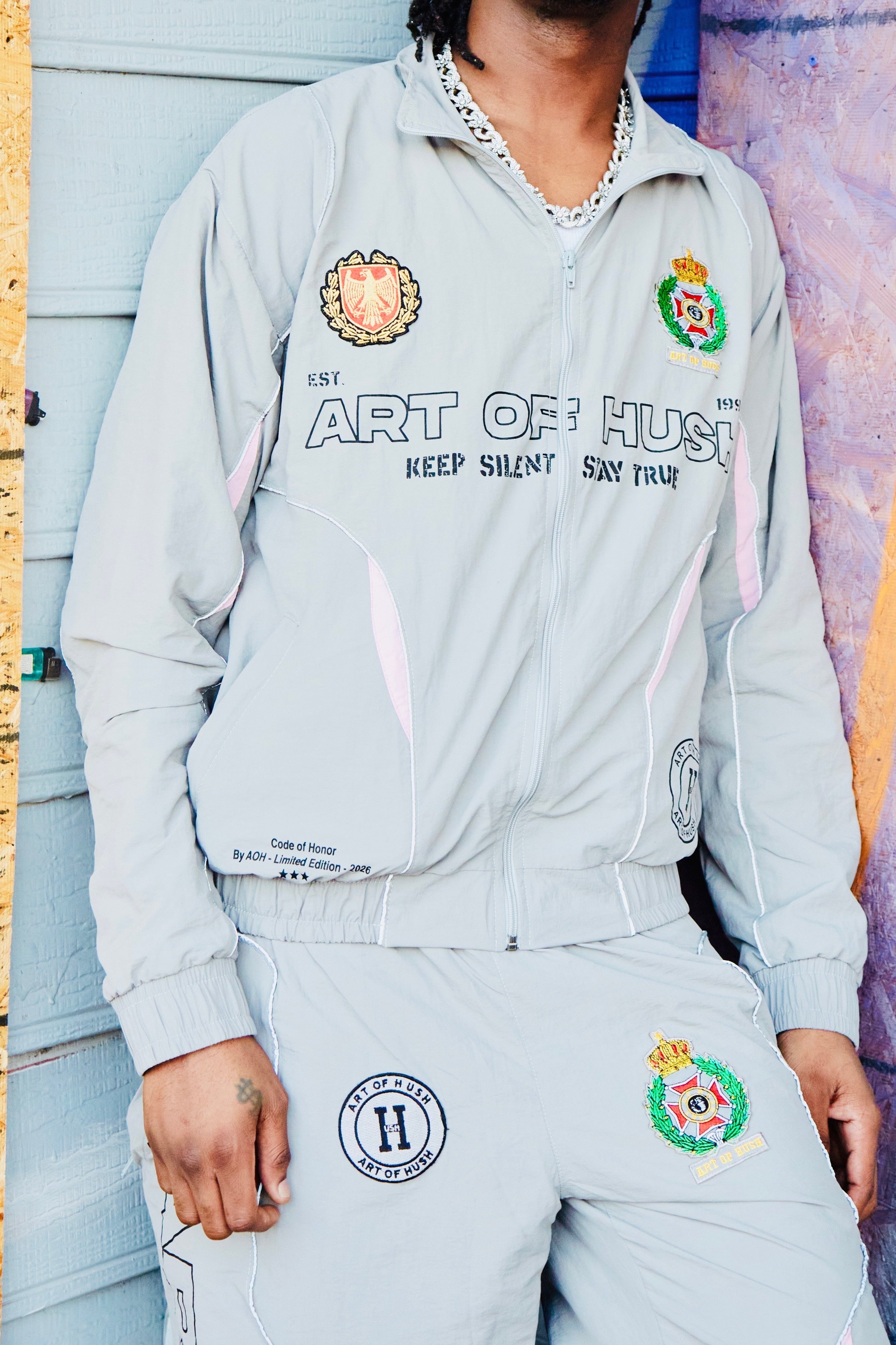 CODE OF HONOR TRACKSUIT (GRAY)