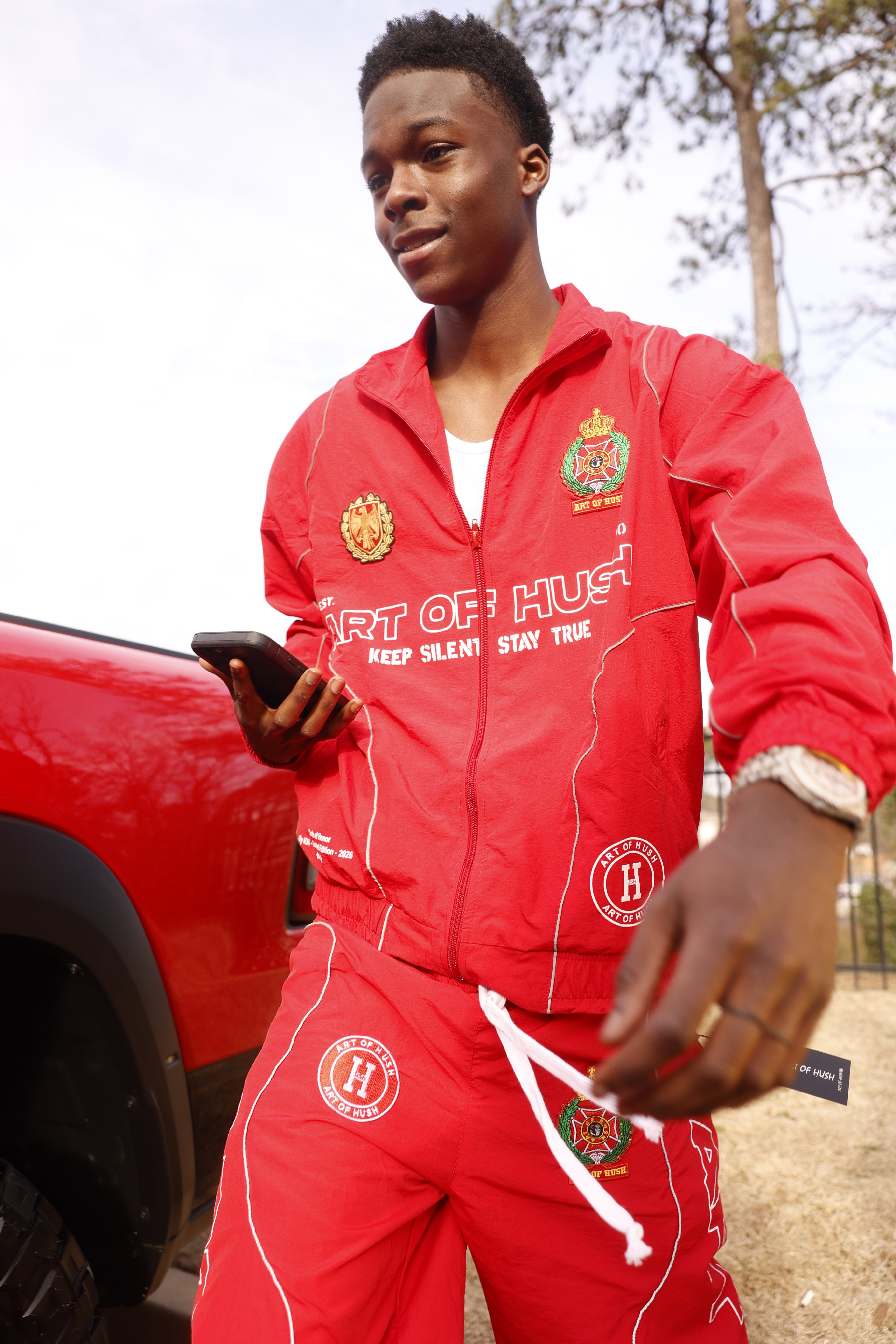 CODE OF HONOR TRACKSUIT (RED)
