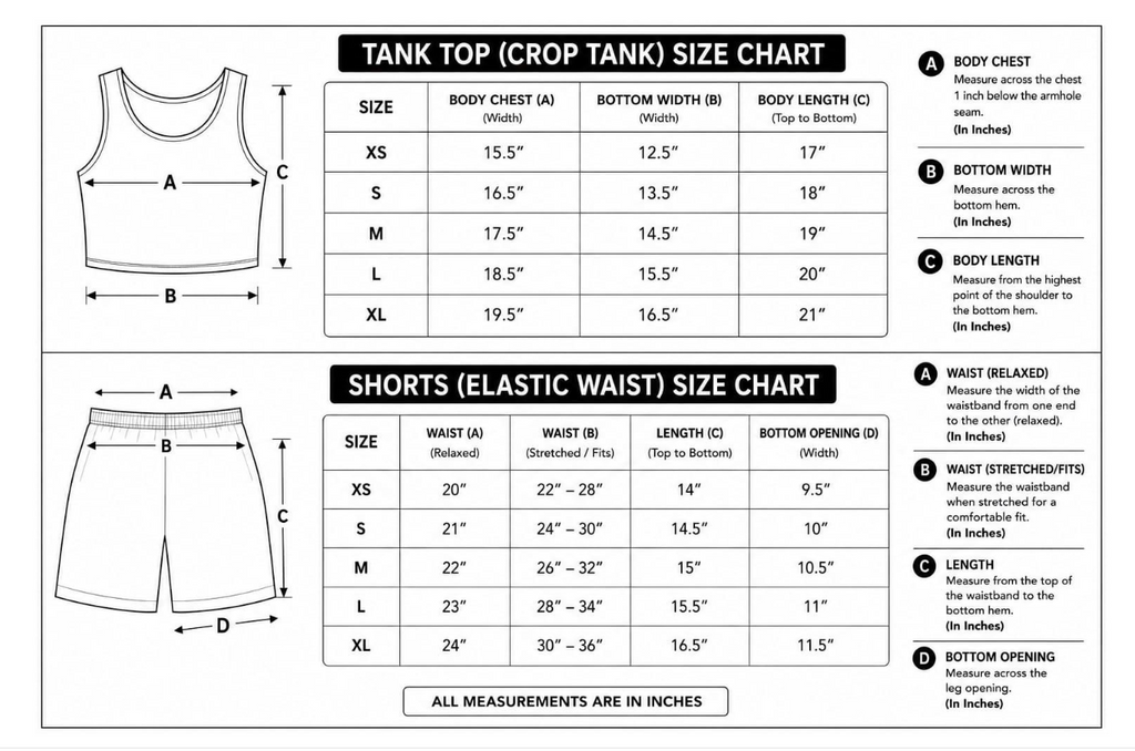 AOH Lavender Crop Tank & Shorts Co-ord Set