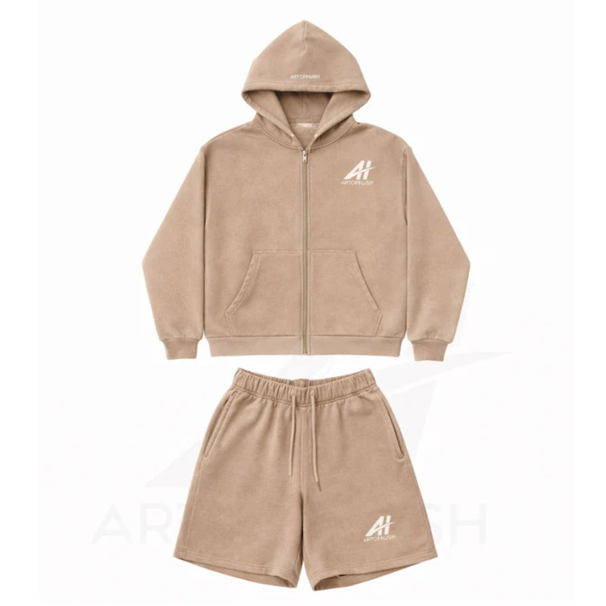 AOH: LOGO SHORTSET (BEIGE)