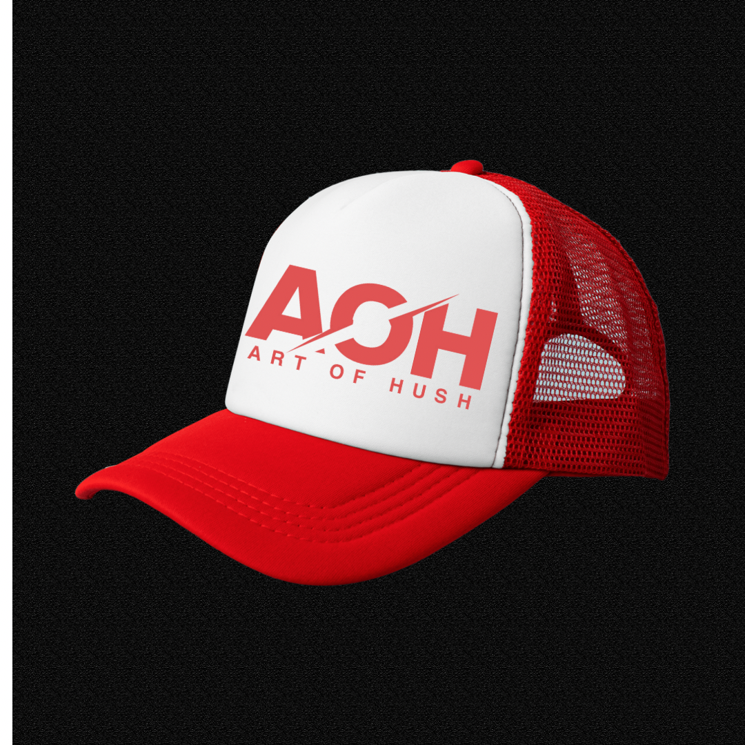 AOH: RED TRUCKER SNAPBACK